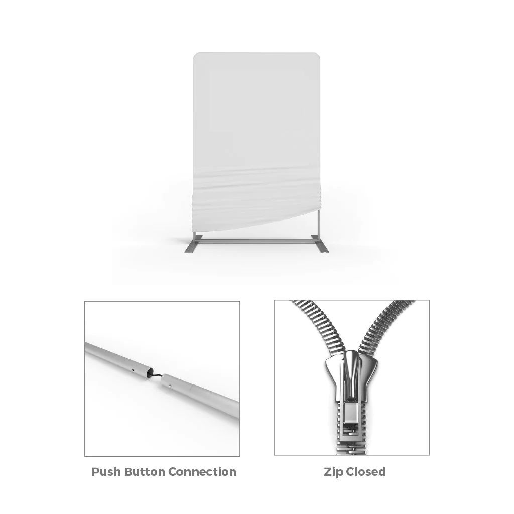 10ft Trade Show Booth | Merchandise Display Stand | Expo Burst