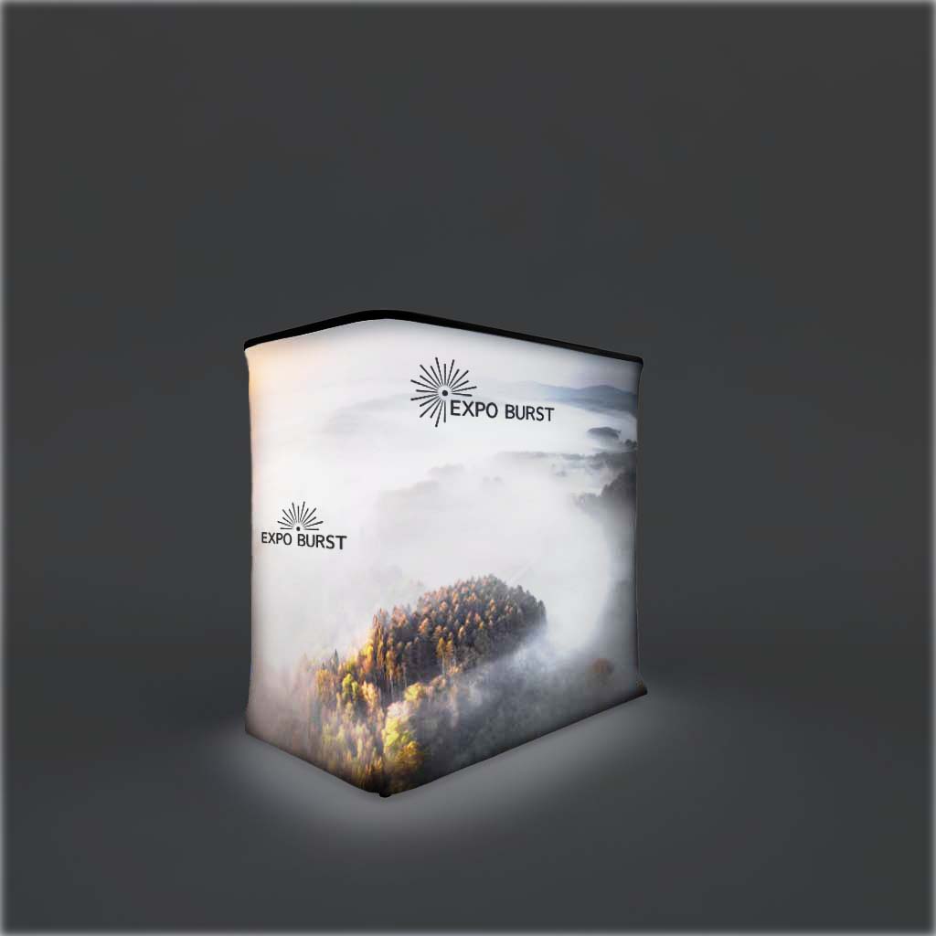 Rectangular Inflatable Backlit Counter | LED Trade Show Display